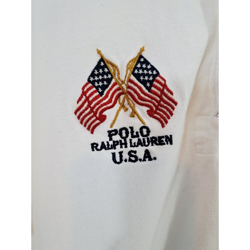 Polo Ralph Lauren Men's Custom Slim Fit U.S.A Polo Large - Picture 3 of 8